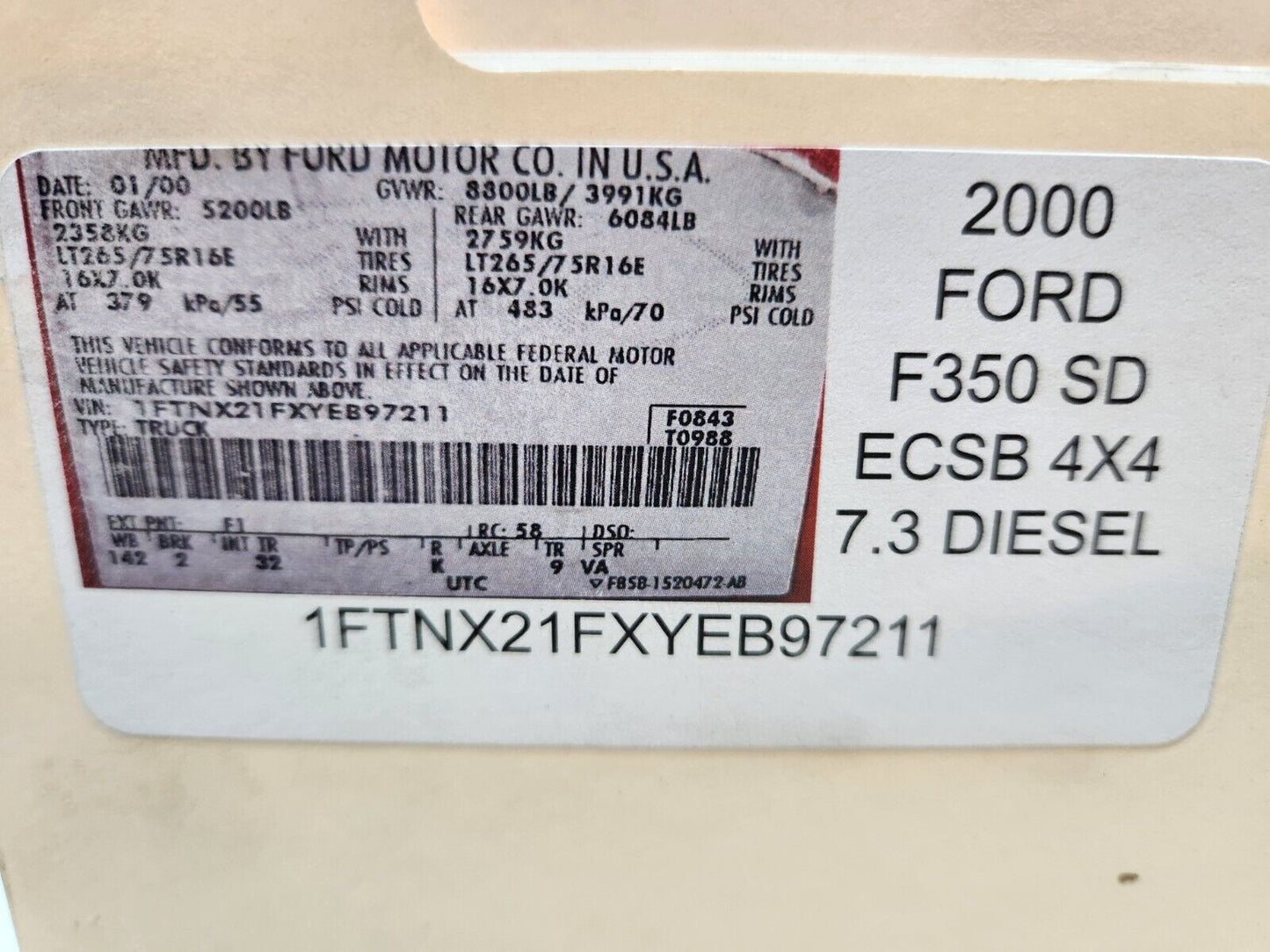 1999-2001 Ford F250 F350 F550 SD Dash Knee Fuse Cover Trim Panel Medium Graphite