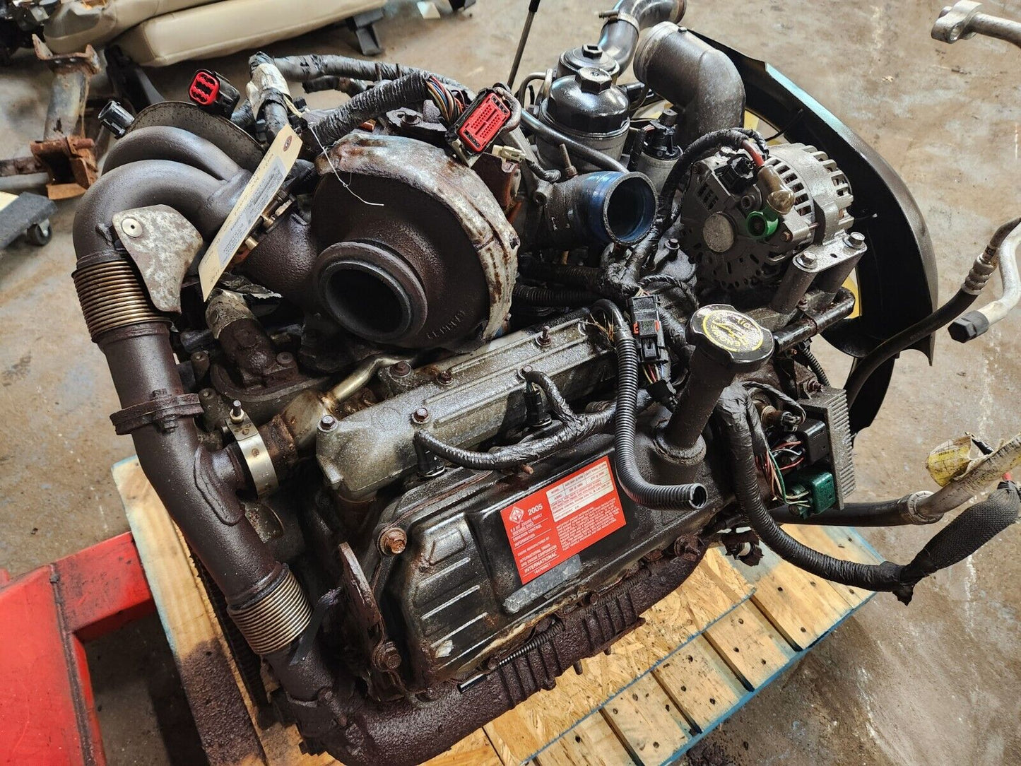 2005-2007 Ford F250 F350 Engine 6.0L POWERSTROKE VIN P 8th digit 112K Mile