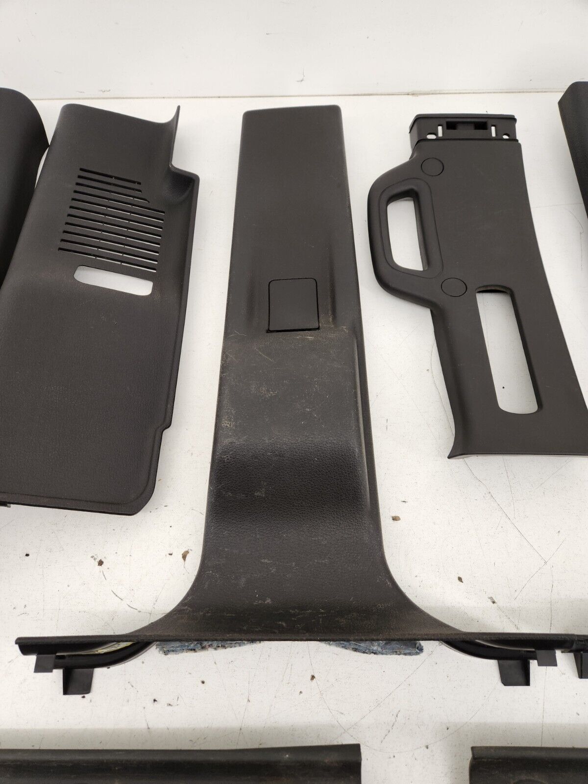 2011-16 F250 Crew Cab Black Interior A / B / C Pillar Trim Set CHARCOAL OEM