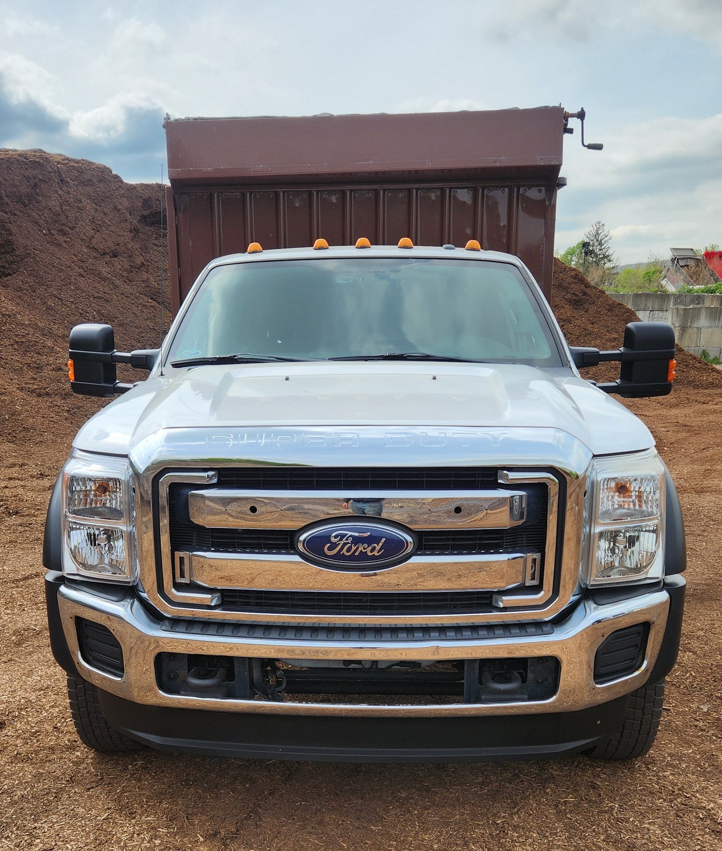 2015 Ford F450 Brown Dump