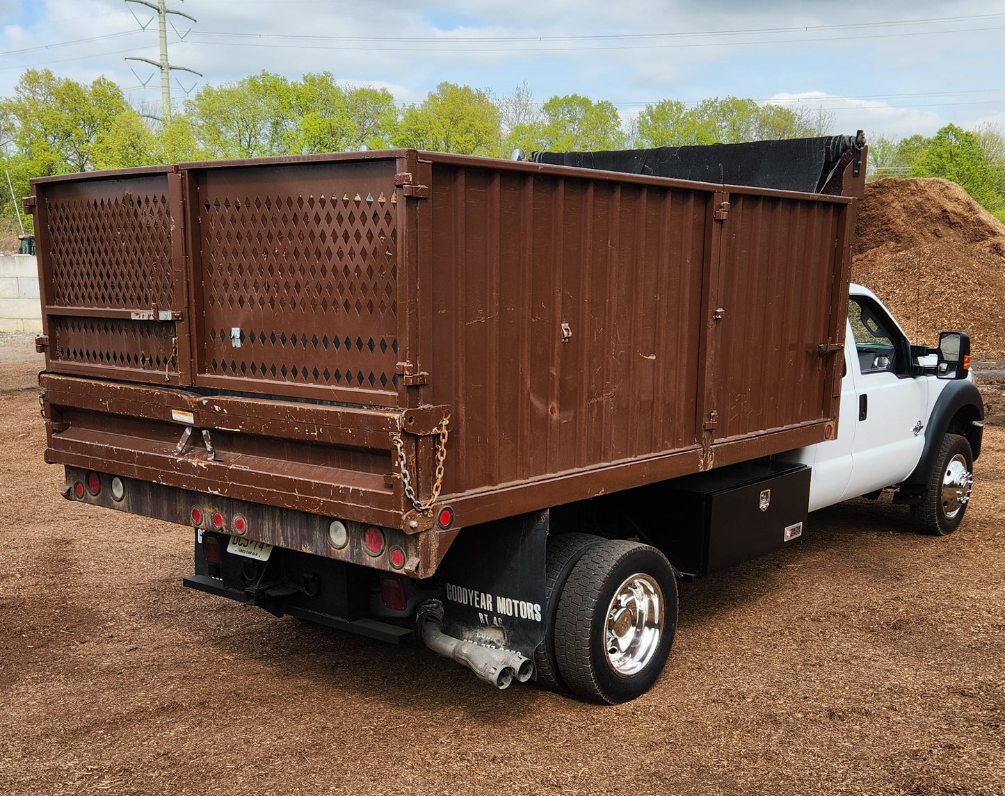 2015 Ford F450 Brown Dump