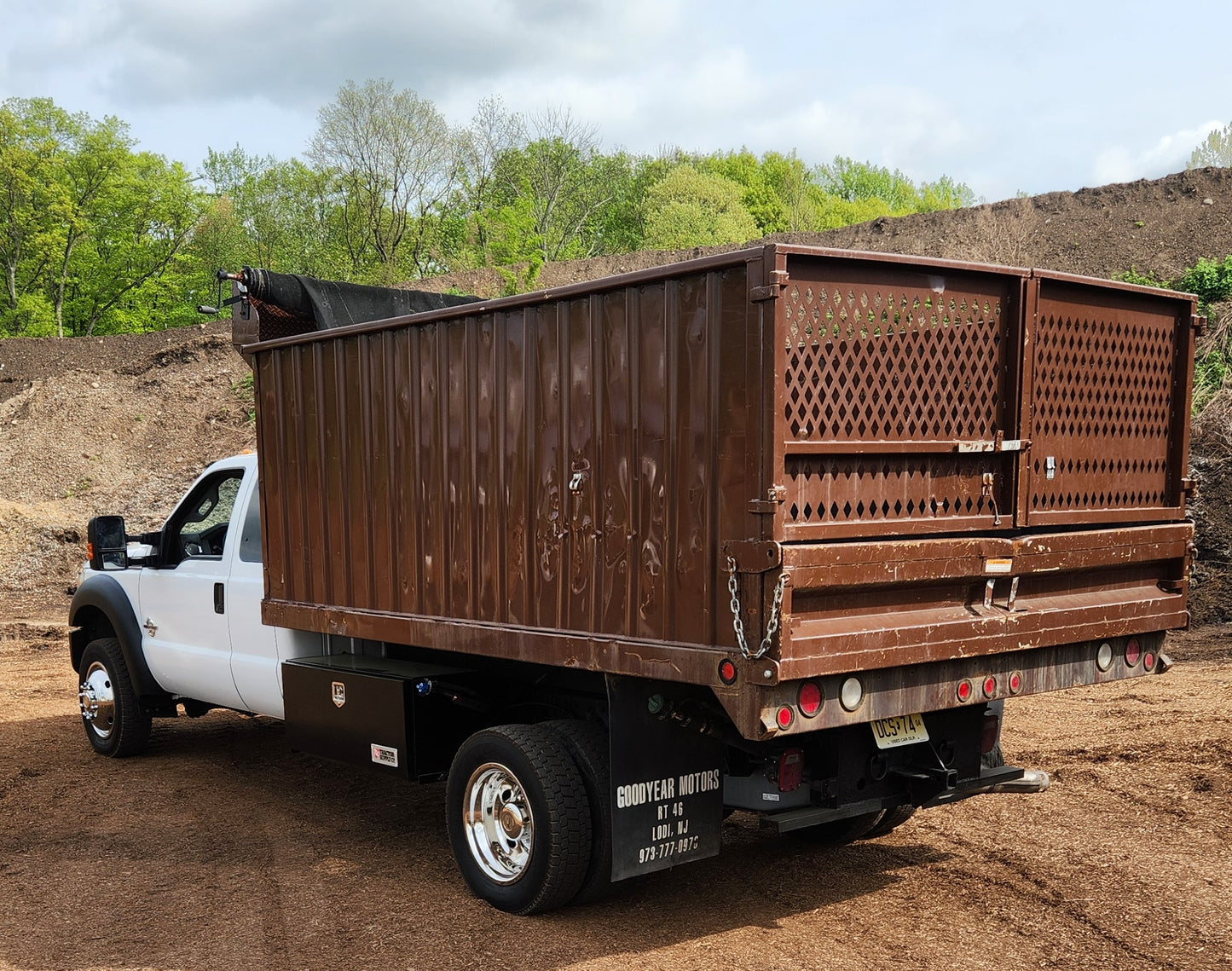 2015 Ford F450 Brown Dump